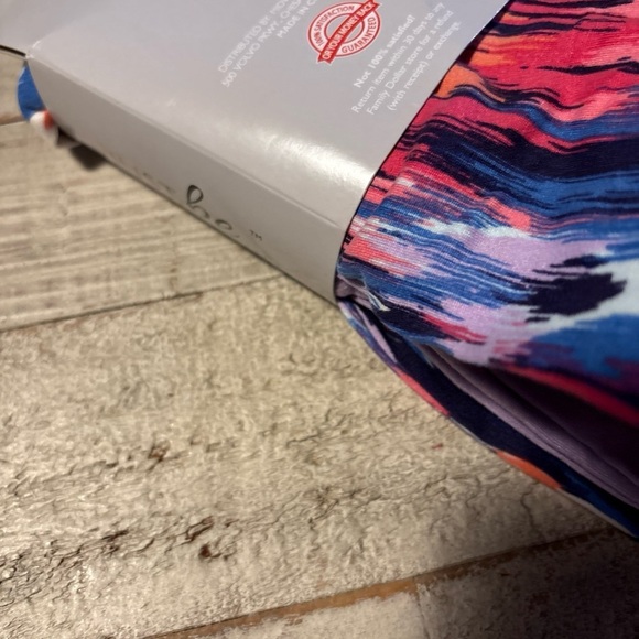 Just Be Plus Super Soft Leggings 2X & 3X Two Pack - Paint Brush & Purple Rose - Picture 12 of 16